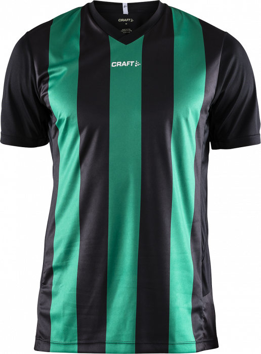 Craft - Progress Jersey Stripe Men - Zwart & groen
