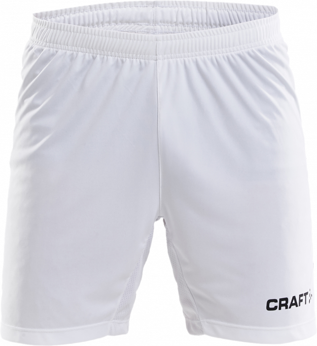 Craft - Progress Contrast Shorts Kids - Biały & czarny