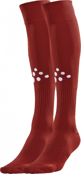 Craft - Squad Solid Football Sock - Czerwony