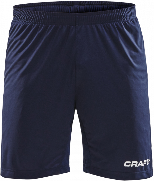 Craft - Progress Contrast Longer Shorts - Marineblau & weiß