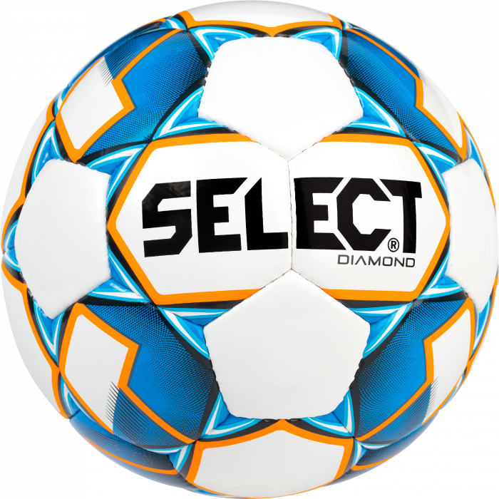 Select - Diamond Football - Wit & blue